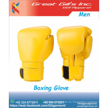 Guantes de boxeo / guantes de boxeo MMA de cuero real de alta calidad